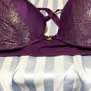 Cacique Boost-Plunge Bra Sz 46C